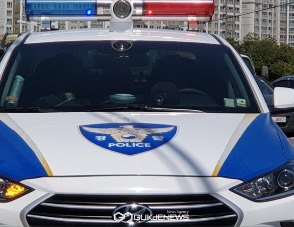 "경찰차" = 국제뉴스 D/B