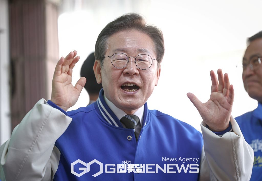 ▲이재명 더불어민주당 상임공동선대위원장./국제뉴스DB