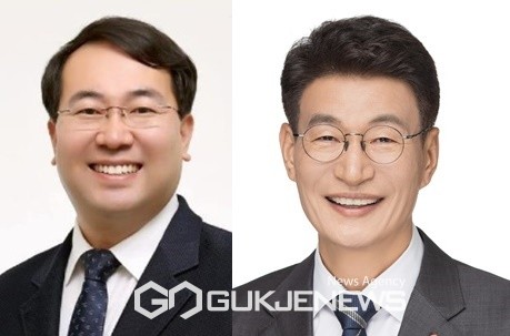 제22대 국회의원선거를 하루 앞두고 제주시갑 지역구에서 여야 후보간 흠집내기성 비방 고발이 연일 이어지며 진흙탕 싸움으로 전락하고 있다.[사진 왼쪽 국민의힘 제주시갑 고광철 후보 오른쪽 더불어민주당 제주시갑 문대림 후보]