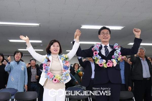 제22대 총선에서 당선된 문대림 당선인[사진=문대림 후보 선거사무소]