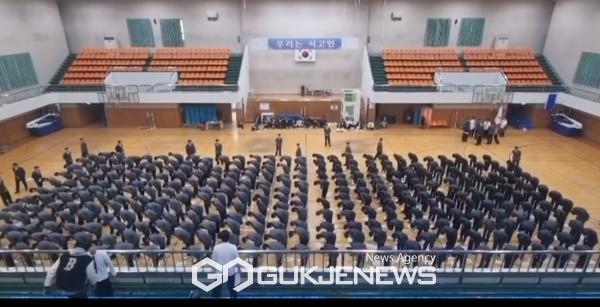 정근효 학생은 백호기 응원연습은 명백한 인권침해 사안임을 강조했다.[사진=정근효 학생]