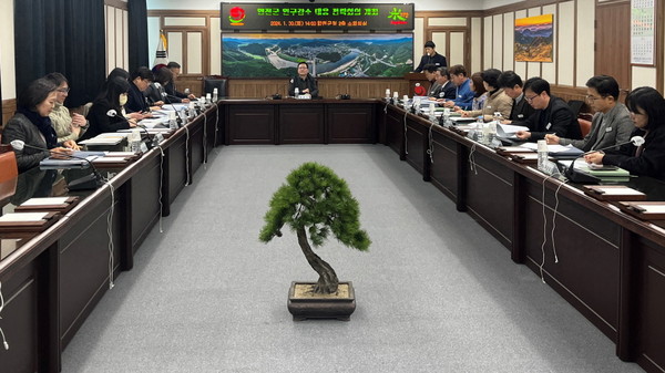 합천군, 인구정책 추진전략 발표 자료사진