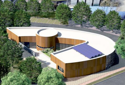 마동공원 익산 도심에 안기다…누구나 즐기는 숲캉스=모인공원 내 숲속도서관 조감도(사진=익산시 제공)