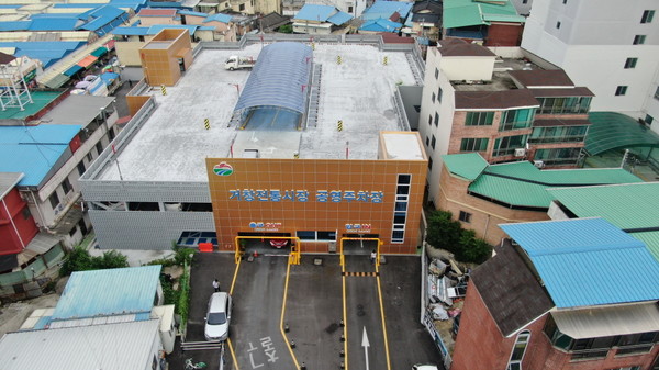 거창전통시장 공영 주차장