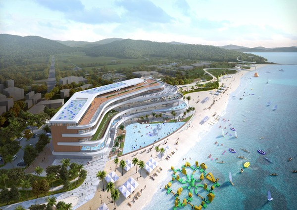 율포 해양복합센터 조감도. ⓒ 보성군