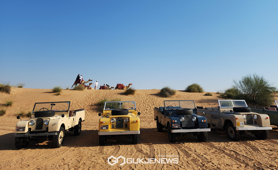 두바이 사막 투어. 사진/유지현 기자