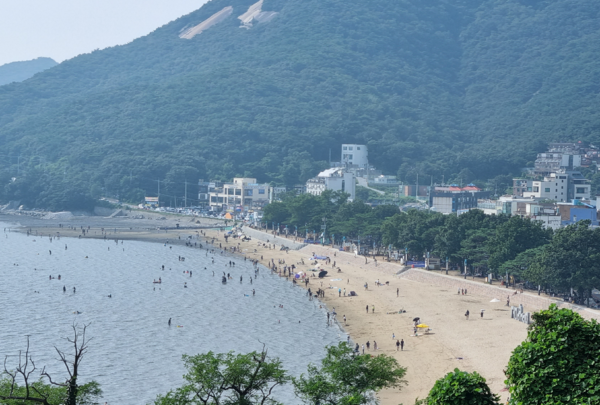 동막해변 전경