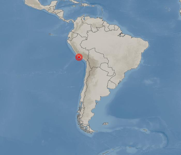 페루 지진 (기상청 제공)