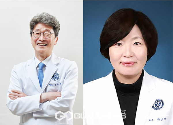 백순구 원주연세의료원장(좌), 박소미 원주간호대학장(우). 사진=원주연세의료원