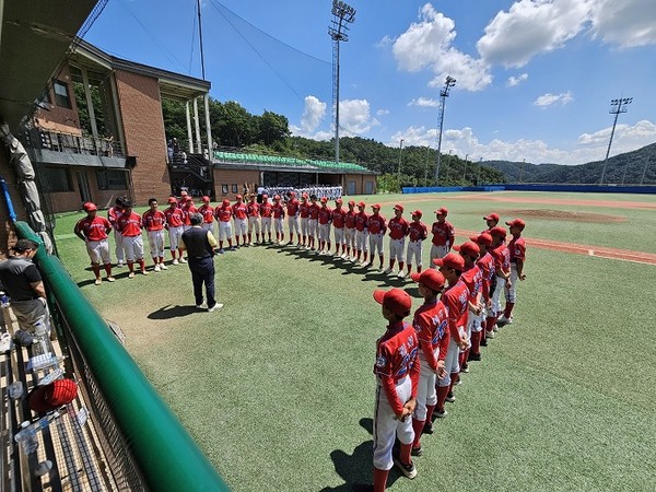 (사진제공=유영재 학부모) 충장중, 3회 백호기 전국 중학교 야구대회 준우승!