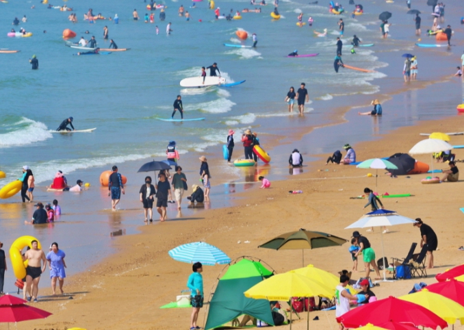 충남 태안군 만리포 해수욕장 풍경(사진/태안군)