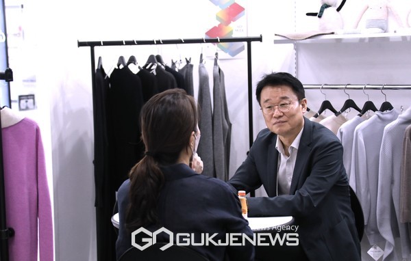 프리뷰 인 서울에 참가중인 아이디모드(주) 임대빈 대표 [사진/ 김서중 기자] 