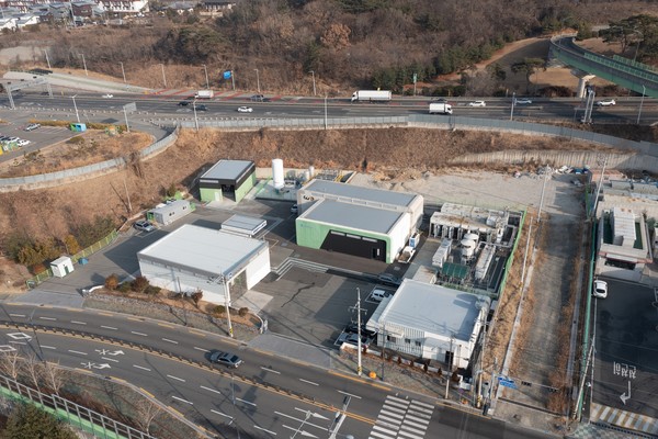 (사진제공=창원특례시)수소에너지 순환시스템 실증단지 전경.