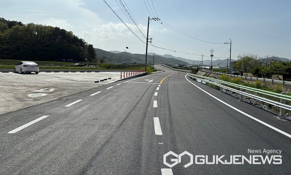 (사진제공=진주시)지수 청담마을(리도204호선)도로