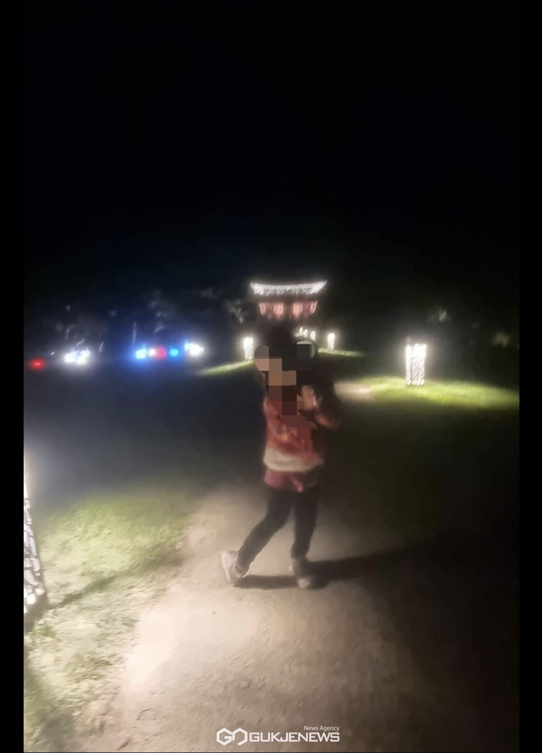 2일 충남 서산시의 대표축제인 서산해미읍성축제에서 야심차게 추진한 몽유송원 길이 한적하다(서산/백승일 기자)