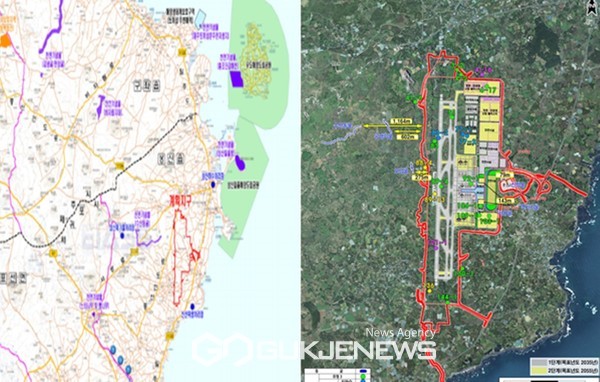제주도는 제2공항 건설사업의 안정적 추진을 위해 성산읍 지역 107.6㎢를 다음달 15일부터 2026년 11월14일까지 토지거래 허가구역으로 재지정한다고 28일 밝혔다.[사진=제주도]