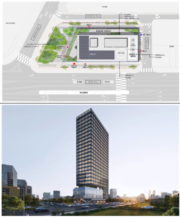 영등포구 문래동3가 8-2번지 일대(대지면적 : 2,924.4㎡) 배치도 및 조감도