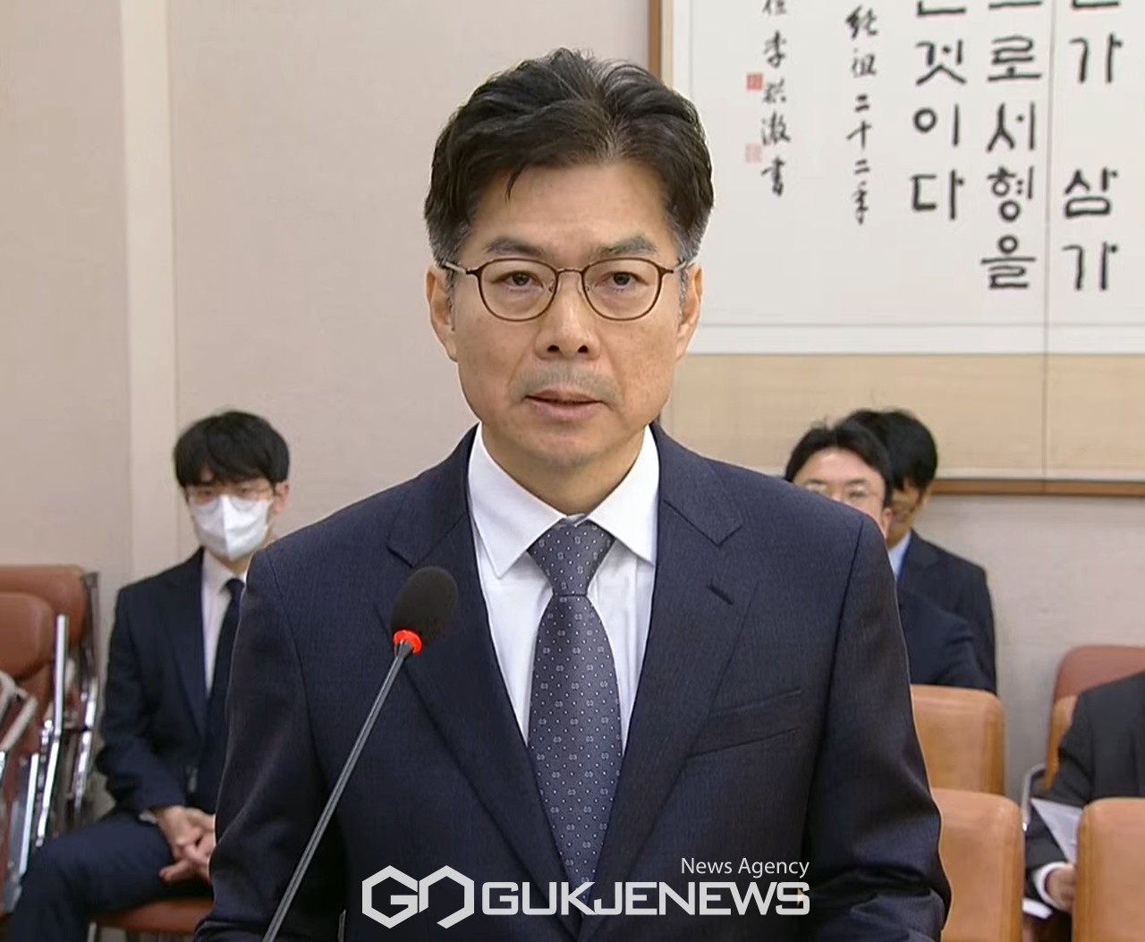 ▲마용주 대법관 후보자는 26일 오전 국회 인사청문특별위원회에서 모두발언을 하고 있다./사진=이용우 기자