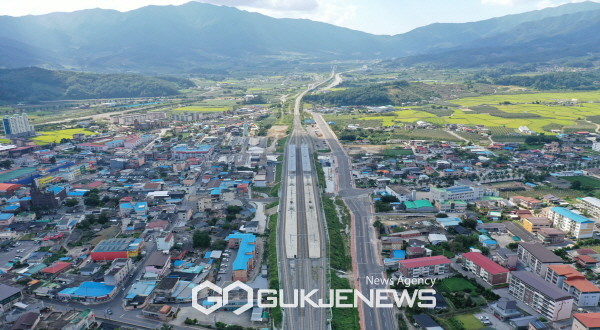 영주시, 영주로, 레일GO 스템프투어 운영(풍기역을 지나는 중앙선 철도 노선 전경)