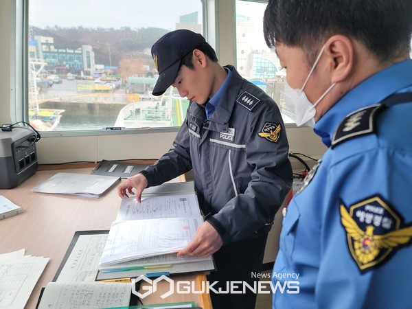 안전점검. 사진=보령해양경찰서