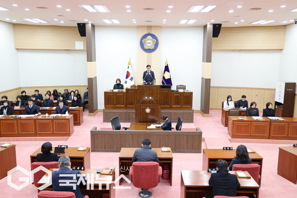 2025년 새해 첫 임시회 (315회) 본회의 모습/제공=금정구의회