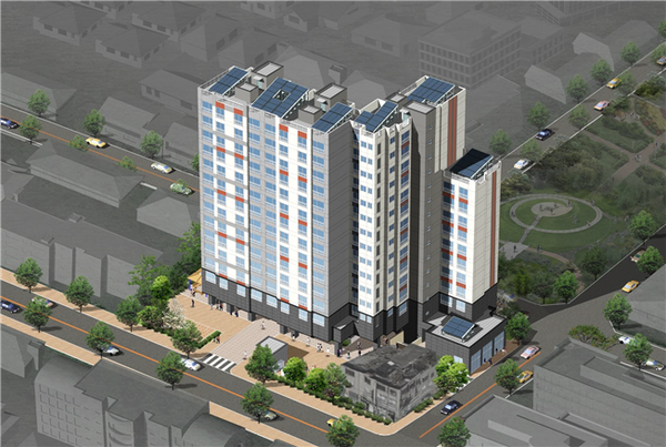 강동구 성내동 517-4번지 일대(대지면적: 2,051.4㎡) 조감도