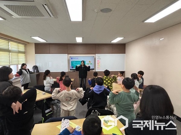 청수네 슬기로운 겨울방학 운영 모습.(제공=증평군청)