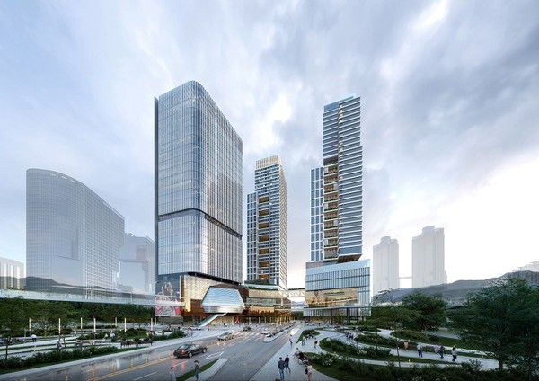 (사진제공=LH) 용산 도시재생혁신지구 복합시설 설계공모 당선작(조감도)