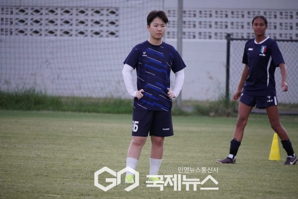 한국 여자축구 유망주 하유빈 선수 (사진/이결에이전시)