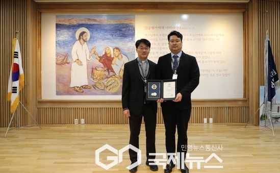 의정부성모병원 한정익 대리, 지역외상 체계 구축...경기도지사 표창 수상.(사진제공.성모병원)