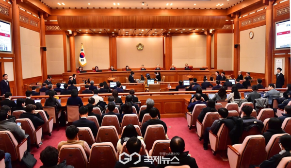 헌재 '윤석열 대통령 탄핵심판' 진행 (공동취재단) 