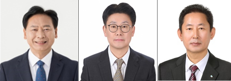 왼쪽부터 5일 당선된 서산새마을금도 이흥노 당선인, 당진새마을금고 강필진 당선인, 태안새마을금고 정선구 당선인(사진/중앙선관위 홈페이지 갈무리) 