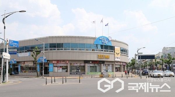 중앙어울림 시장 전경