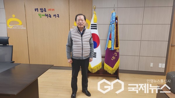 류한국 서구청장(사진=국제뉴스 통신사 백운용 기자)