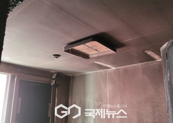 화재현장.(사진제공.연천소방서)