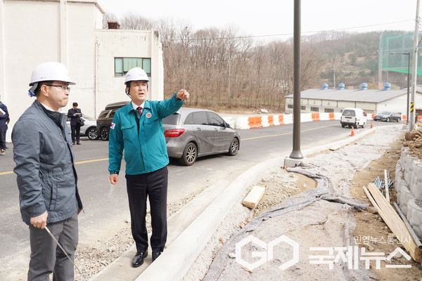 방세환 광주시장, 주요 사업장 준공 전 현장점검 실시 (사진=광주시)