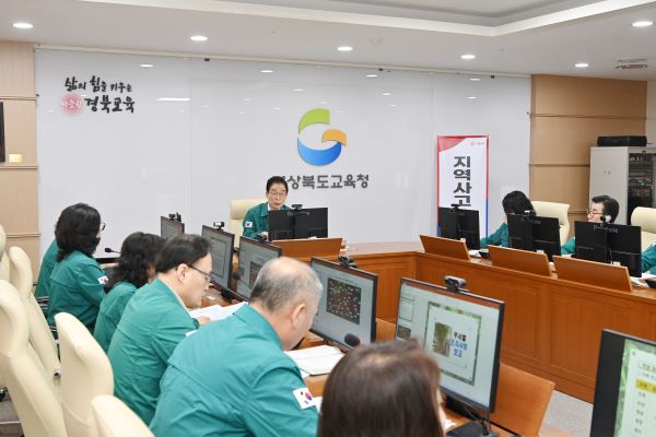 ‘산불 피해 지역 신속 복구 기간’ 운영.(사진=경북교육청)