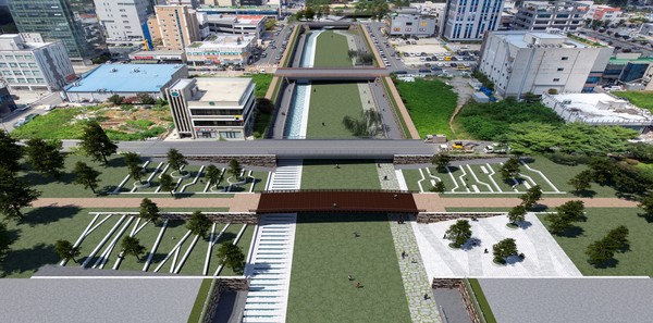 신대천 정비 조감도. ⓒ 순천시