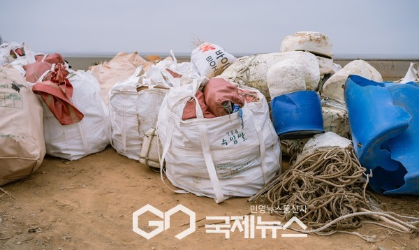 (주)유익컴퍼니가 진행한 가플지우 2회차 해안정화활동 '이달의 바다'(사진=(주)유익컴퍼니)