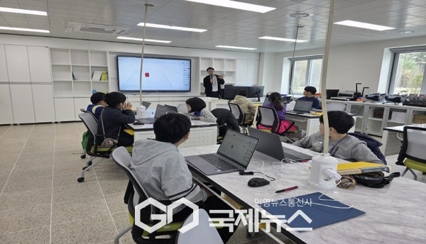 봉화교육지원청부설영재교육원 입학식 및 수업으로 미래의 꿈을 펼치다