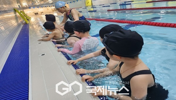 부석초등학교병설유치원, 유아 맞춤형 생존수영교육 실시