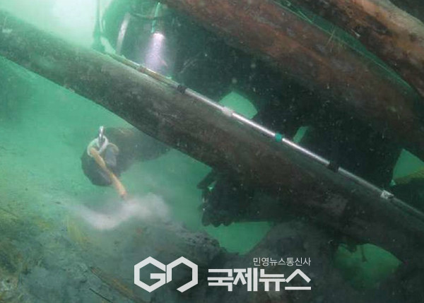 2015년 당시 '마도4호선' 조사 모습 (사진=국가유산청)