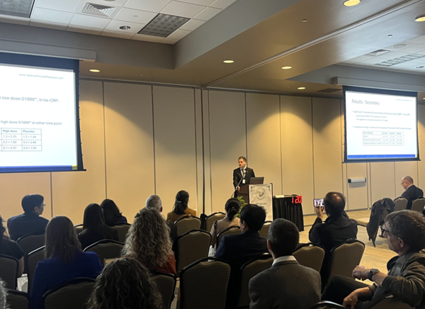 (사진제공=KGC인삼공사) 미국 국제천연물과학회 아미르 라피 박사 발표