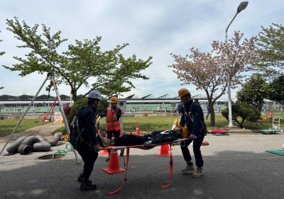 ​'밀폐공간 안전기술 경진대회' 모습/제공= 부산환경공단​