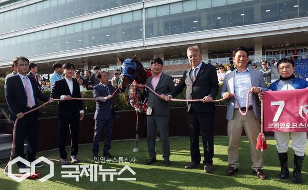 제26회 코리안오크스 시상식 모습/제공=마사회 부경