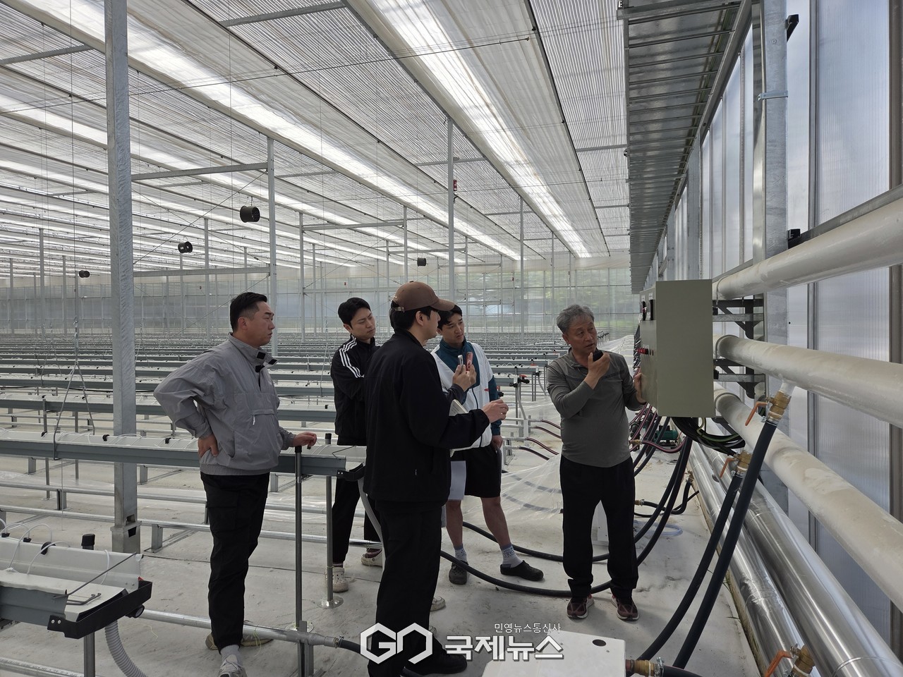 (제공=영천시) 스마트팜 시운전 실시 장면