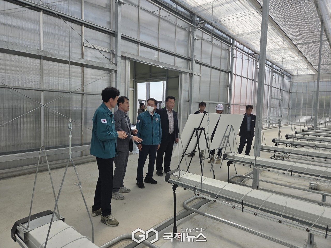 (제공=영천시) 스마트팜 시운전 실시 장면