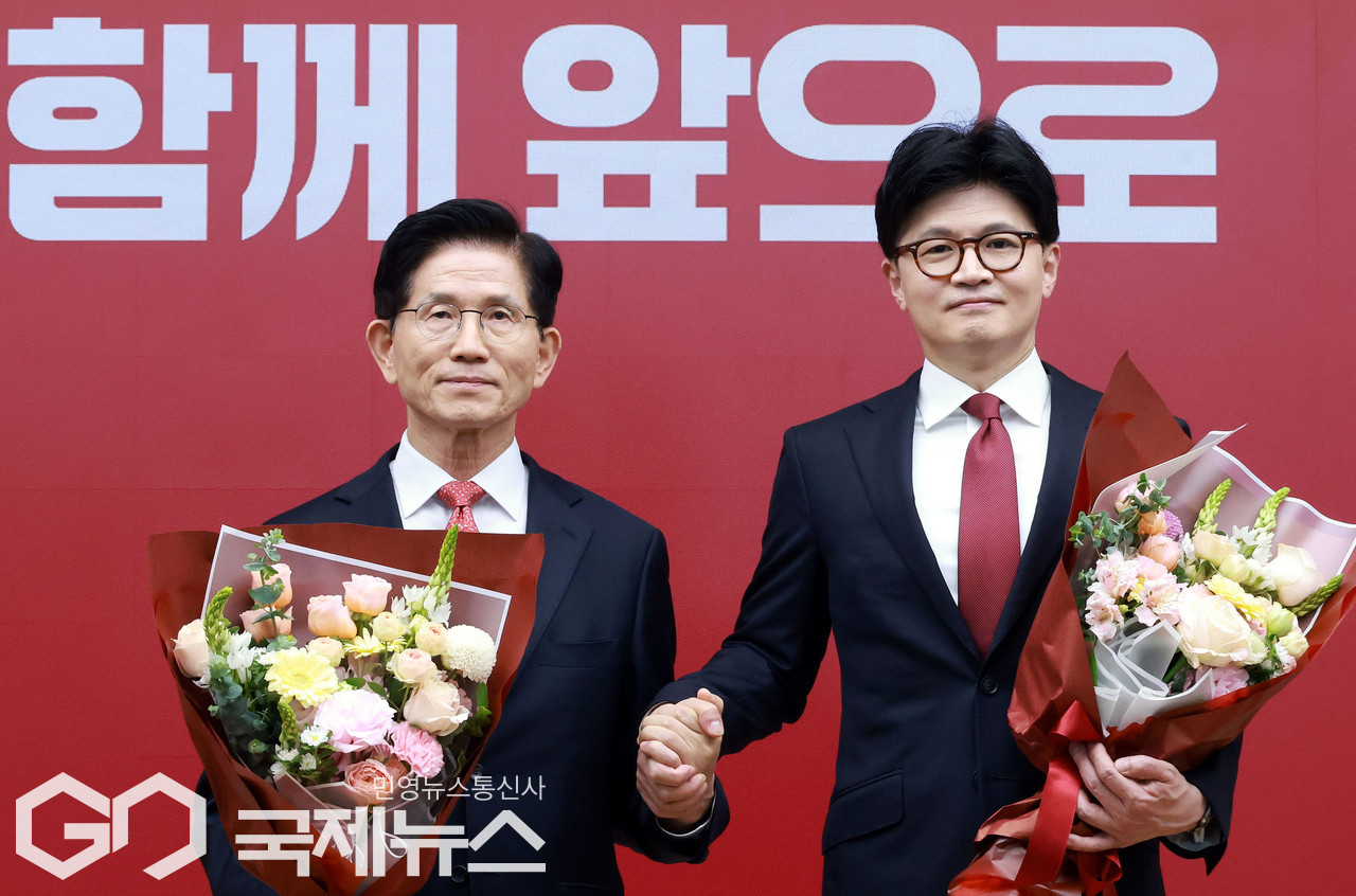 김문수 후보와 한동훈 전 대표