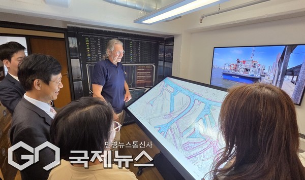 함부르크항을 방문한 BPA 출장단/제공=부산항만공사