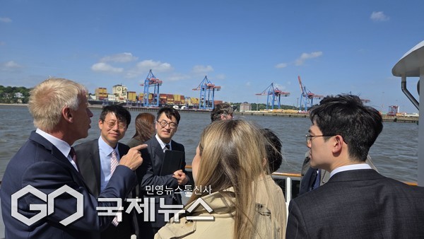 함부르크항을 방문한 BPA 출장단